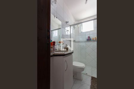 Banheiro da Suíte de apartamento à venda com 3 quartos, 128m² em Paquetá, Belo Horizonte