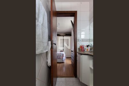 Banheiro da Suíte de apartamento à venda com 3 quartos, 128m² em Paquetá, Belo Horizonte