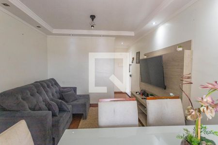 Sala de apartamento à venda com 3 quartos, 69m² em Piraporinha, Diadema