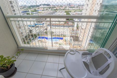 Varanda de apartamento à venda com 3 quartos, 69m² em Piraporinha, Diadema