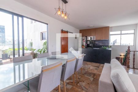 Sala de apartamento para alugar com 5 quartos, 488m² em Santo Agostinho, Belo Horizonte