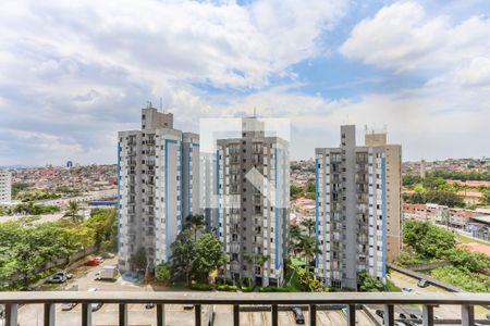 Vista da varanda de apartamento à venda com 2 quartos, 56m² em Taboão, Diadema