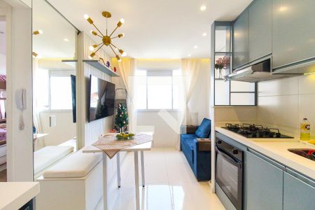 Sala/Cozinha de apartamento à venda com 2 quartos, 34m² em Vila Progresso (zona Leste), São Paulo