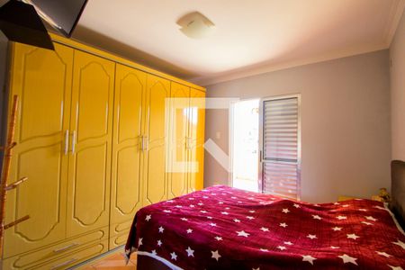 Quarto 1 - Suíte de casa à venda com 3 quartos, 124m² em Jardim Marek, Santo André