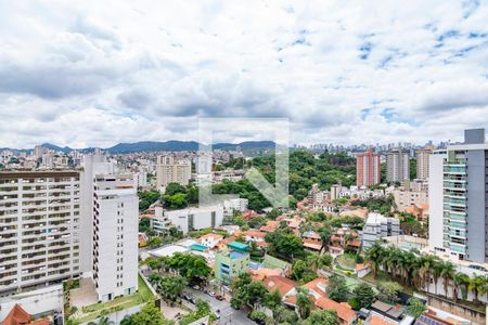 Varanda da Sala de apartamento para alugar com 2 quartos, 104m² em Luxemburgo, Belo Horizonte