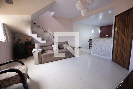 Sala de casa à venda com 3 quartos, 178m² em Jardim Guarará, Santo André