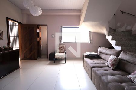 Sala de casa à venda com 3 quartos, 178m² em Jardim Guarará, Santo André