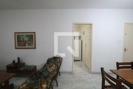 Sala de apartamento para alugar com 2 quartos, 90m² em Jardim Praiano, Guarujá
