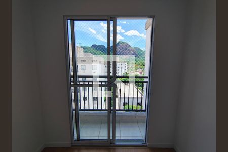 Varanda da sala de apartamento à venda com 2 quartos, 45m² em Taquara, Rio de Janeiro