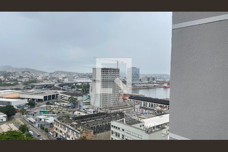 Varanda da Sala de apartamento à venda com 2 quartos, 43m² em Santo Cristo, Rio de Janeiro