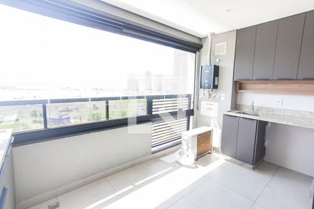 Varanda de apartamento para alugar com 2 quartos, 68m² em Jardim Sul, Uberlândia