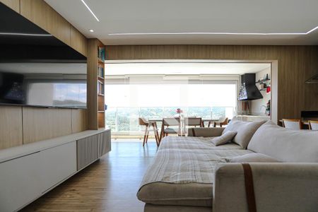 Sala de apartamento para alugar com 3 quartos, 116m² em Vila Mogilar, Mogi das Cruzes