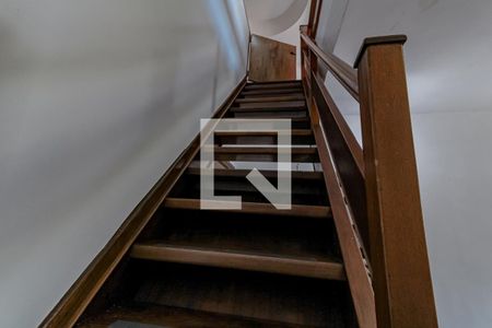 Escada de acesso a Sala 2 e Terraço de apartamento à venda com 3 quartos, 200m² em Gávea, Rio de Janeiro