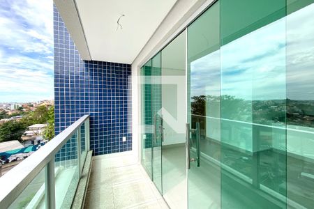 Varanda da Sala de apartamento para alugar com 2 quartos, 62m² em Buritis, Belo Horizonte