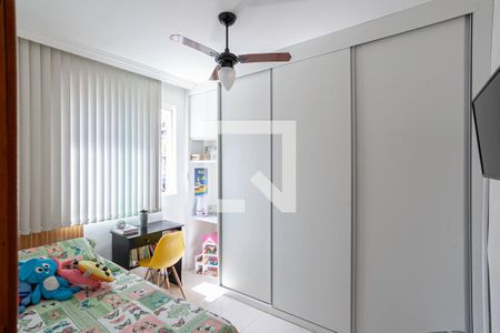 Quarto 2 de apartamento à venda com 3 quartos, 90m² em Sinimbu, Belo Horizonte