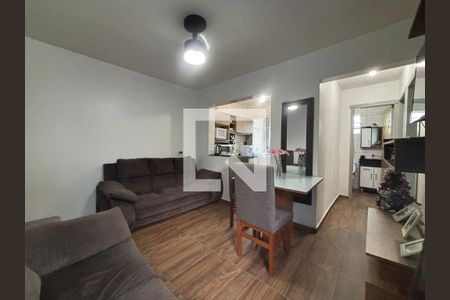 Sala/cozinha de apartamento à venda com 2 quartos, 48m² em Rondônia, Novo Hamburgo