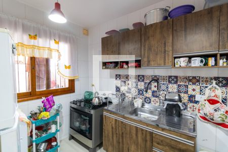 Cozinha de casa de condomínio à venda com 3 quartos, 99m² em Espírito Santo, Porto Alegre