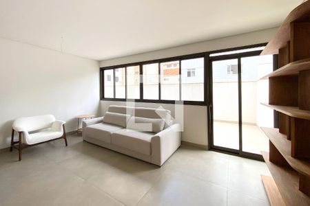 Sala de apartamento para alugar com 2 quartos, 134m² em Santo Antônio, Belo Horizonte