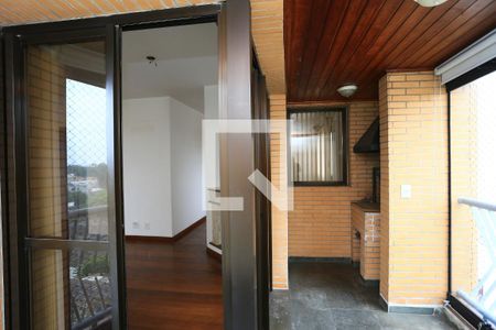 Varanda da Sala de apartamento para alugar com 4 quartos, 145m² em Fazenda Morumbi, São Paulo