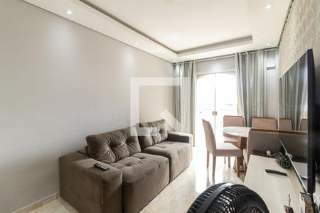 Sala de apartamento para alugar com 1 quarto, 55m² em Vila Tupi, Praia Grande