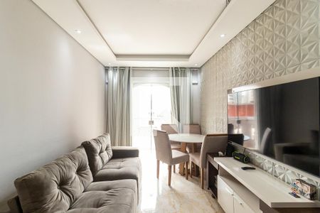 Sala de apartamento para alugar com 1 quarto, 55m² em Vila Tupi, Praia Grande