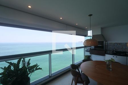 Varanda de apartamento para alugar com 4 quartos, 210m² em Sítio Paecara (vicente de Carvalho), Guarujá