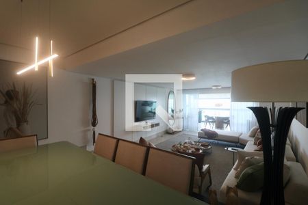 Sala de apartamento para alugar com 4 quartos, 210m² em Sítio Paecara (vicente de Carvalho), Guarujá