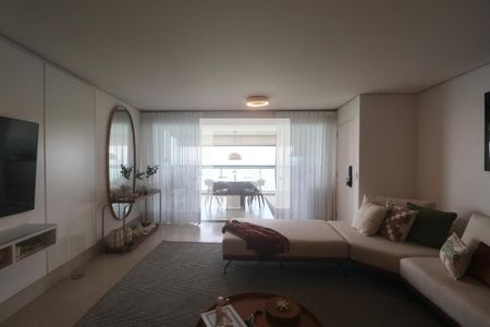 Sala de apartamento para alugar com 4 quartos, 210m² em Sítio Paecara (vicente de Carvalho), Guarujá