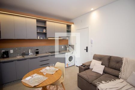 Sala / Cozinha de apartamento para alugar com 1 quarto, 32m² em Beatriz, Contagem