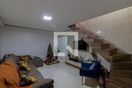 Sala de casa à venda com 3 quartos, 91m² em Vila Frugoli, São Paulo