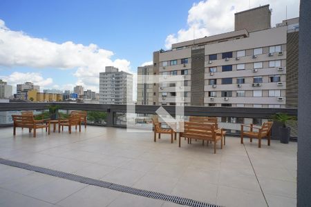Terraço de kitnet/studio para alugar com 1 quarto, 23m² em Independência, Porto Alegre