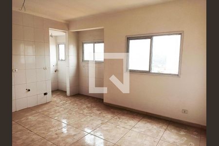 Detalhe - Sala e Cozinha Americana de apartamento para alugar com 2 quartos, 54m² em Vila Sao Vicente, São Paulo