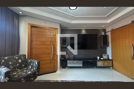 Sala - Sala de Jantar de casa à venda com 3 quartos, 225m² em Jardim Santo André, Santo André