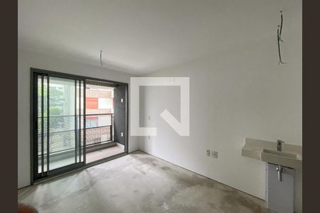 Sala/Quarto de kitnet/studio para alugar com 1 quarto, 21m² em Itaim Bibi, São Paulo