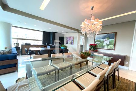 Sala de Jantar de apartamento à venda com 4 quartos, 278m² em Vila da Serra, Nova Lima