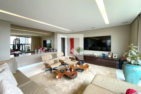 Sala de apartamento à venda com 4 quartos, 278m² em Vila da Serra, Nova Lima