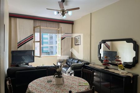 Sala de apartamento para alugar com 2 quartos, 90m² em Campo Grande, Santos