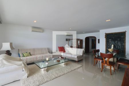 Sala de apartamento para alugar com 4 quartos, 287m² em Centro, Guarujá