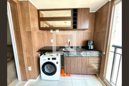 Varanda da Sala de apartamento para alugar com 1 quarto, 38m² em Jardim Flor da Montanha, Guarulhos