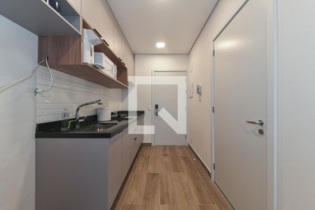 Cozinha de kitnet/studio para alugar com 1 quarto, 34m² em Santo Amaro, São Paulo