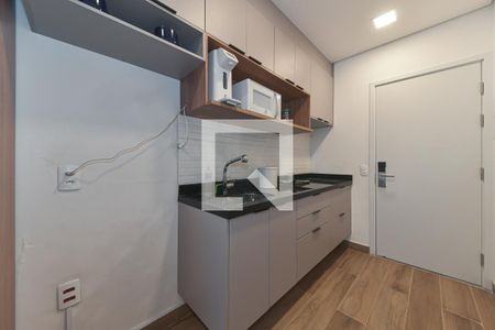 Cozinha de kitnet/studio para alugar com 1 quarto, 34m² em Santo Amaro, São Paulo