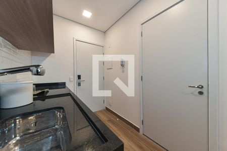 Cozinha de kitnet/studio para alugar com 1 quarto, 34m² em Santo Amaro, São Paulo