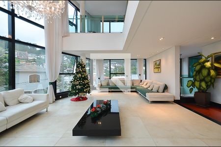 Sala de Estar de casa à venda com 4 quartos, 630m² em Mangabeiras, Belo Horizonte