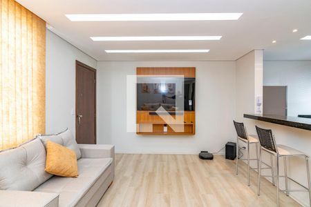 Sala de apartamento à venda com 3 quartos, 65m² em Madre Gertrudes, Belo Horizonte