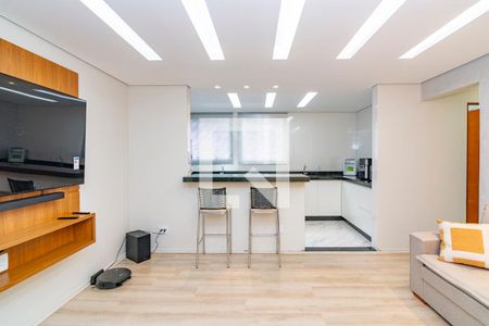 Sala de apartamento à venda com 3 quartos, 65m² em Madre Gertrudes, Belo Horizonte