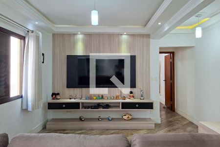 Sala de tv de apartamento para alugar com 4 quartos, 154m² em Guilhermina, Praia Grande