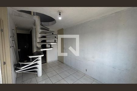 Sala de apartamento à venda com 3 quartos, 86m² em Vila Lutécia, Santo André