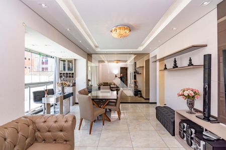 Sala de apartamento à venda com 3 quartos, 88m² em Caiçaras, Belo Horizonte