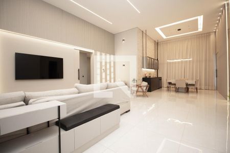 Sala de casa de condomínio para alugar com 5 quartos, 320m² em Estância Quintas da Alvorada, Brasília