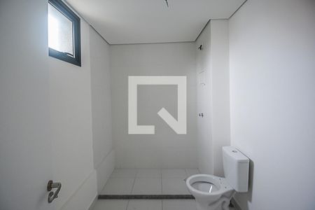 Banheiro de apartamento à venda com 1 quarto, 40m² em Vila Campestre, São Bernardo do Campo
